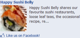 Like Happy Sushi Belly on Facebook
